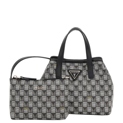 Guess G Wave Mini Tote black logo