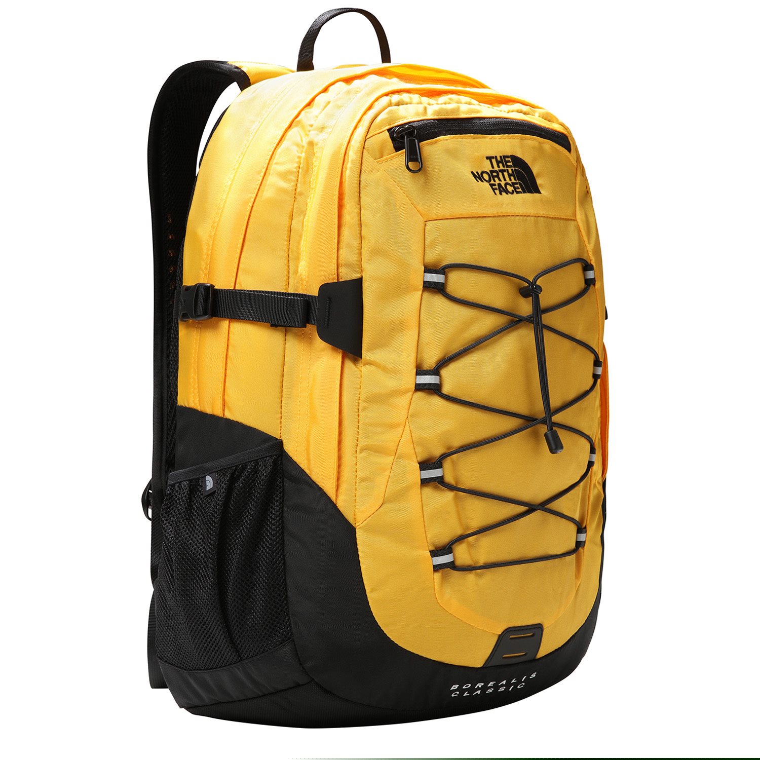 The North Face Borealis Classic yellow backpack