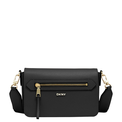 DKNY Bryant Ave Md Flap Cbody black/gold