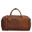 Hide & Stitches Japura Travelbag cognac