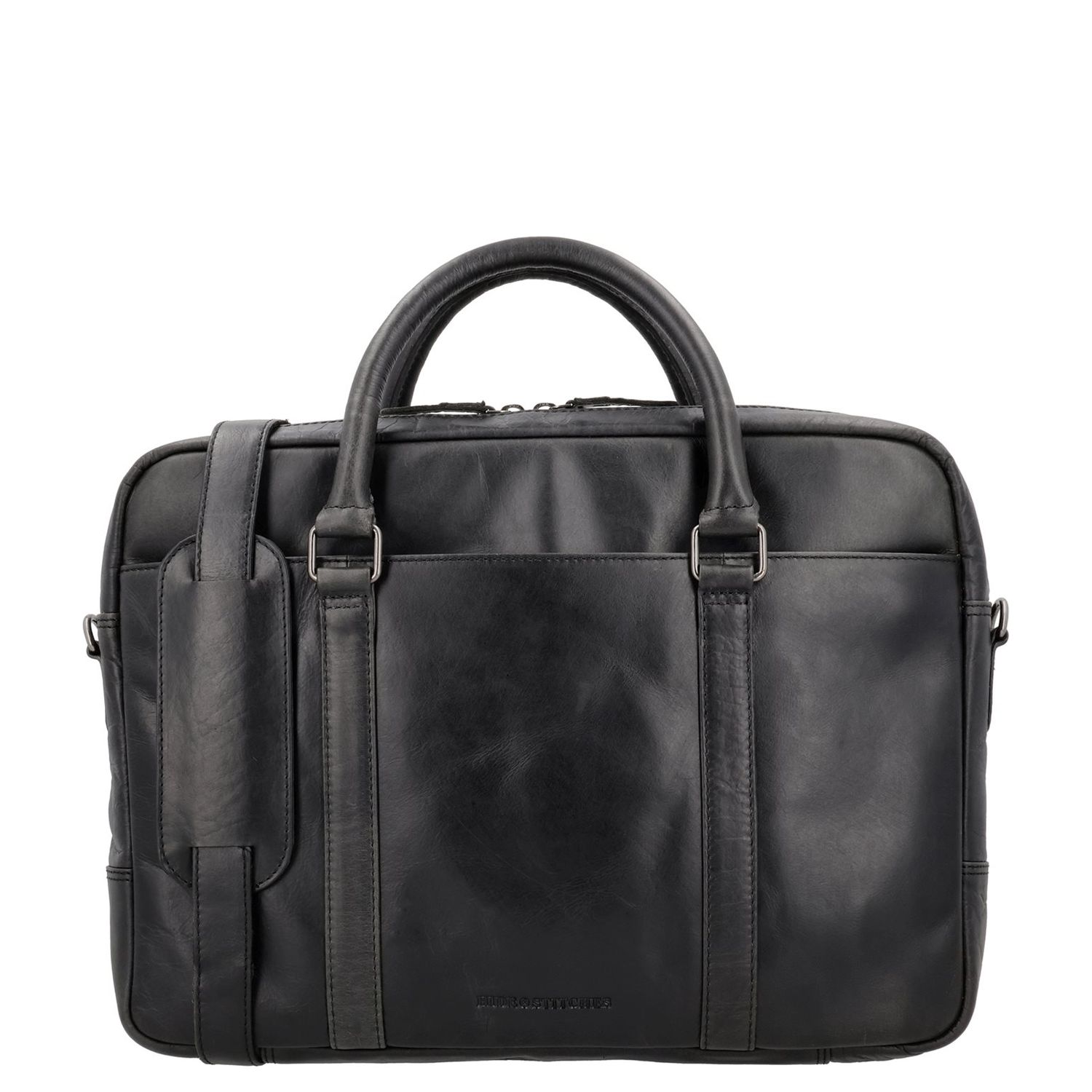 Hide Stitches businesstas zwart