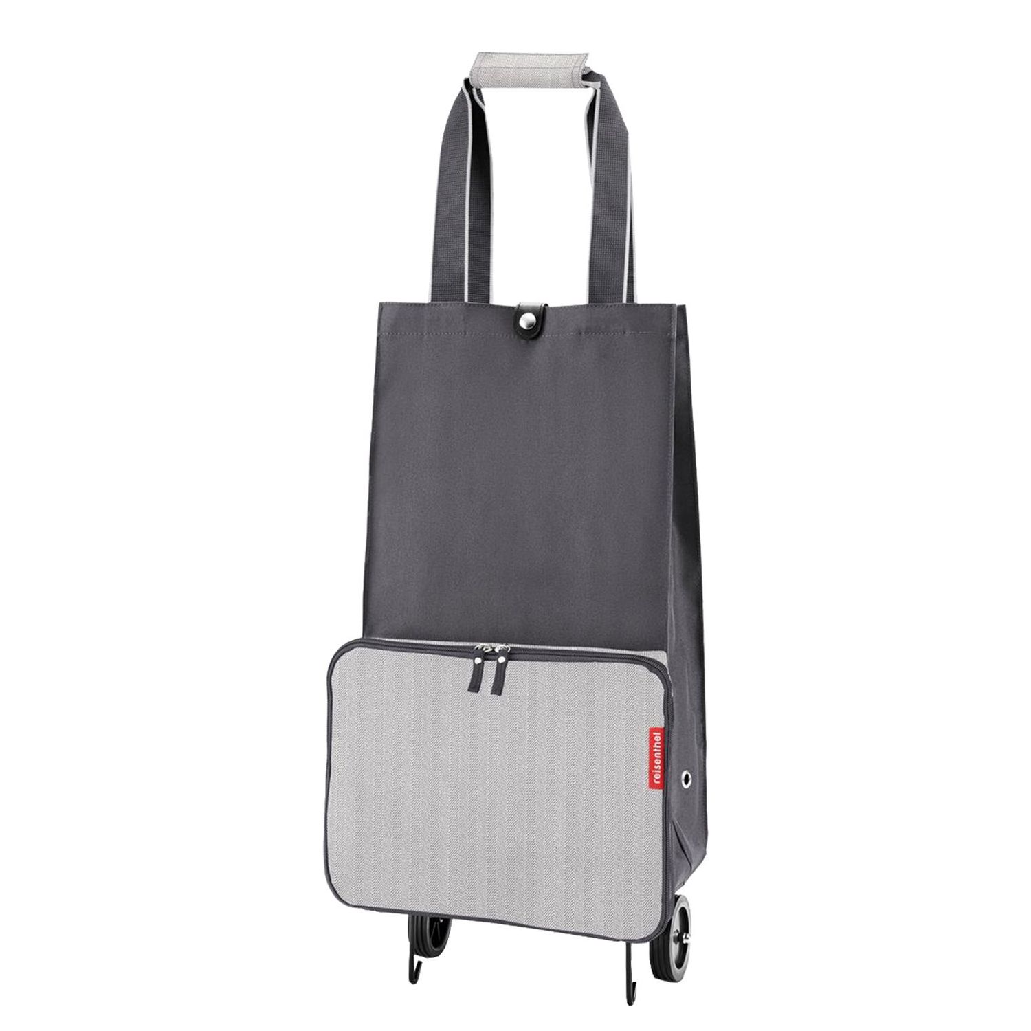 Reisenthel Foldabletrolley Boodschappentrolley - Opvouwbaar - 30L - Herringbone Grey Lichtgrijs