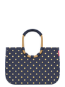 Reisenthel Loopshopper L frame metallic dots blue