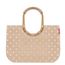 Reisenthel Loopshopper L frame metallic dots coffee