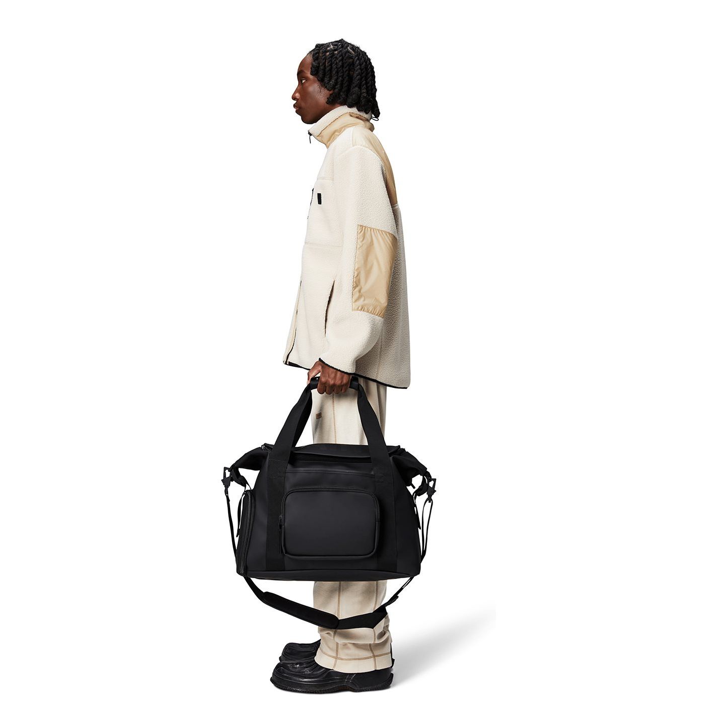 Rains Texel weekendtas zwart