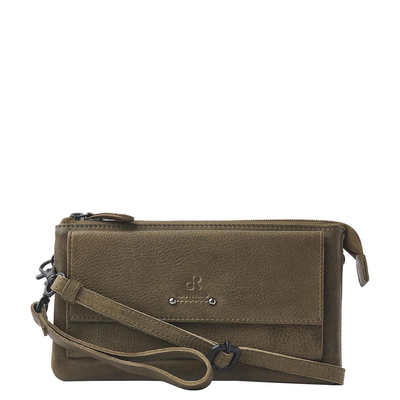 dR Amsterdam Tampa Schoudertas / Clutch olive