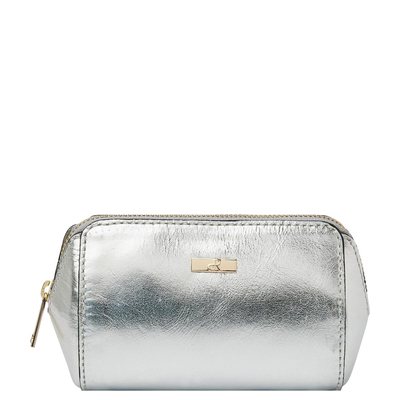dR Amsterdam Mint Make-Up Bag silver