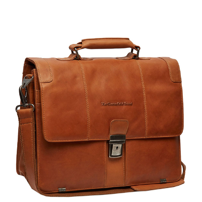 The Chesterfield Brand Stuttgart Businesstas cognac