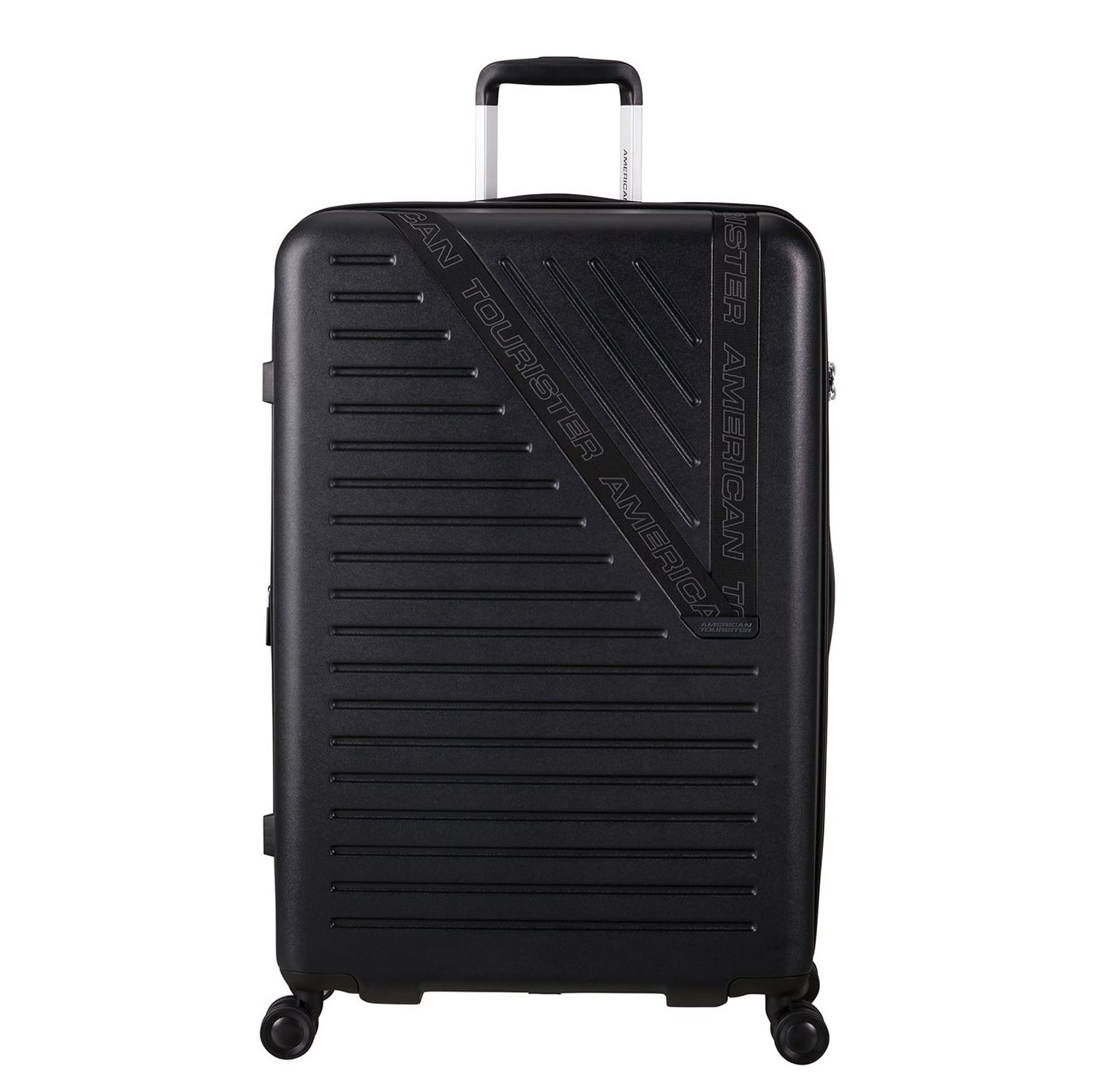 American Tourister Dynabelt Spinner 77/28 Exp TSA volcano black hardcase koffer
