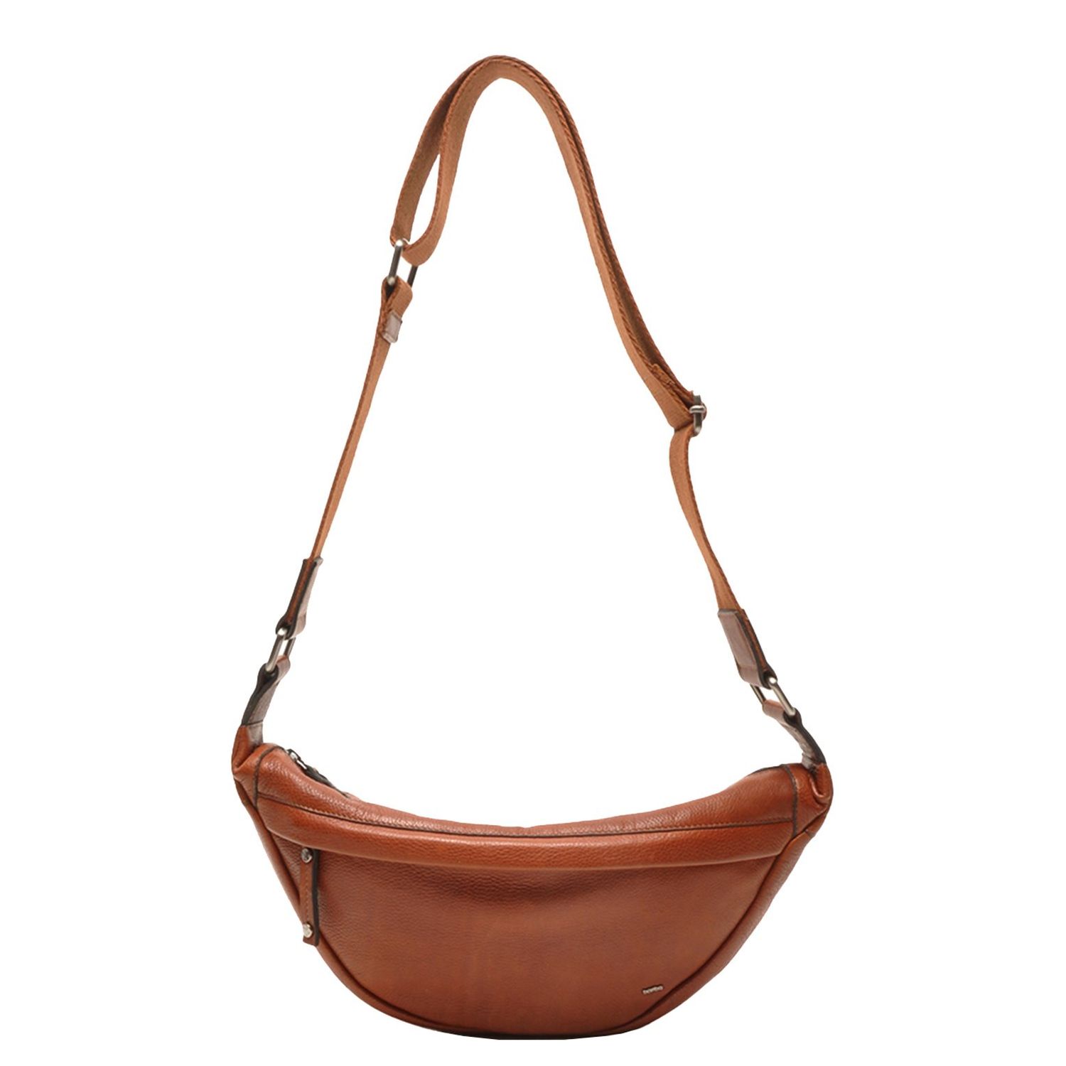 Berba crossbodytas oranje en bruin