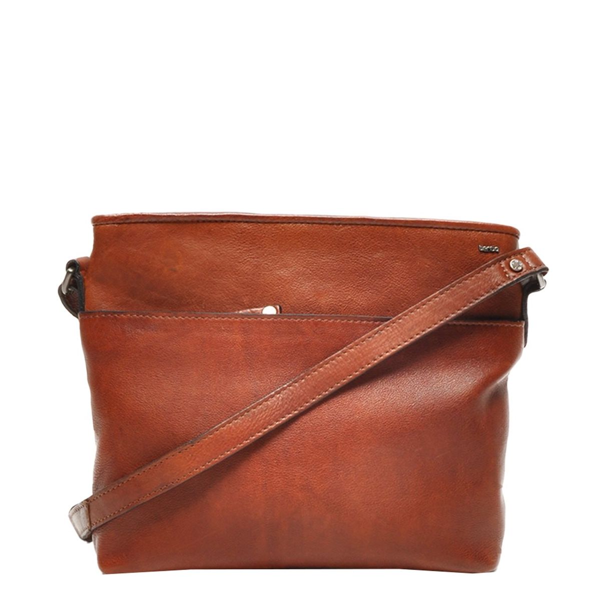 Berba crossbodytas oranje en bruin