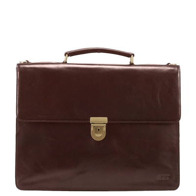 Jost Skagen Briefcase 2 Comp. brown