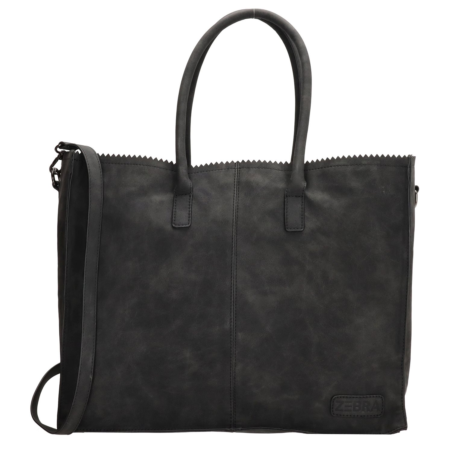 Zebra Trends Lisa XL Shopper zwart damestas