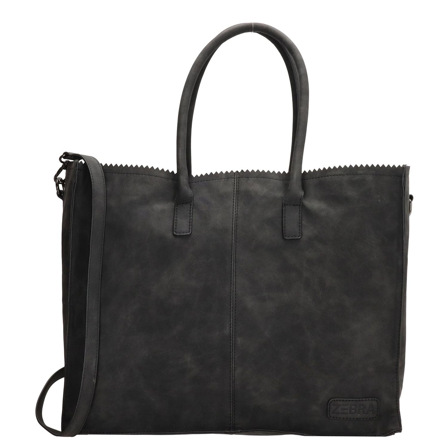 Zebra Trends Lisa XL shopper zwart