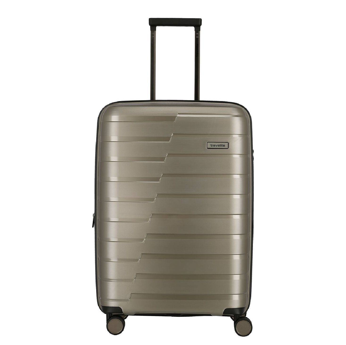 Travelite Air Base 4 Wiel Trolley M Exp Champagne Metallic
