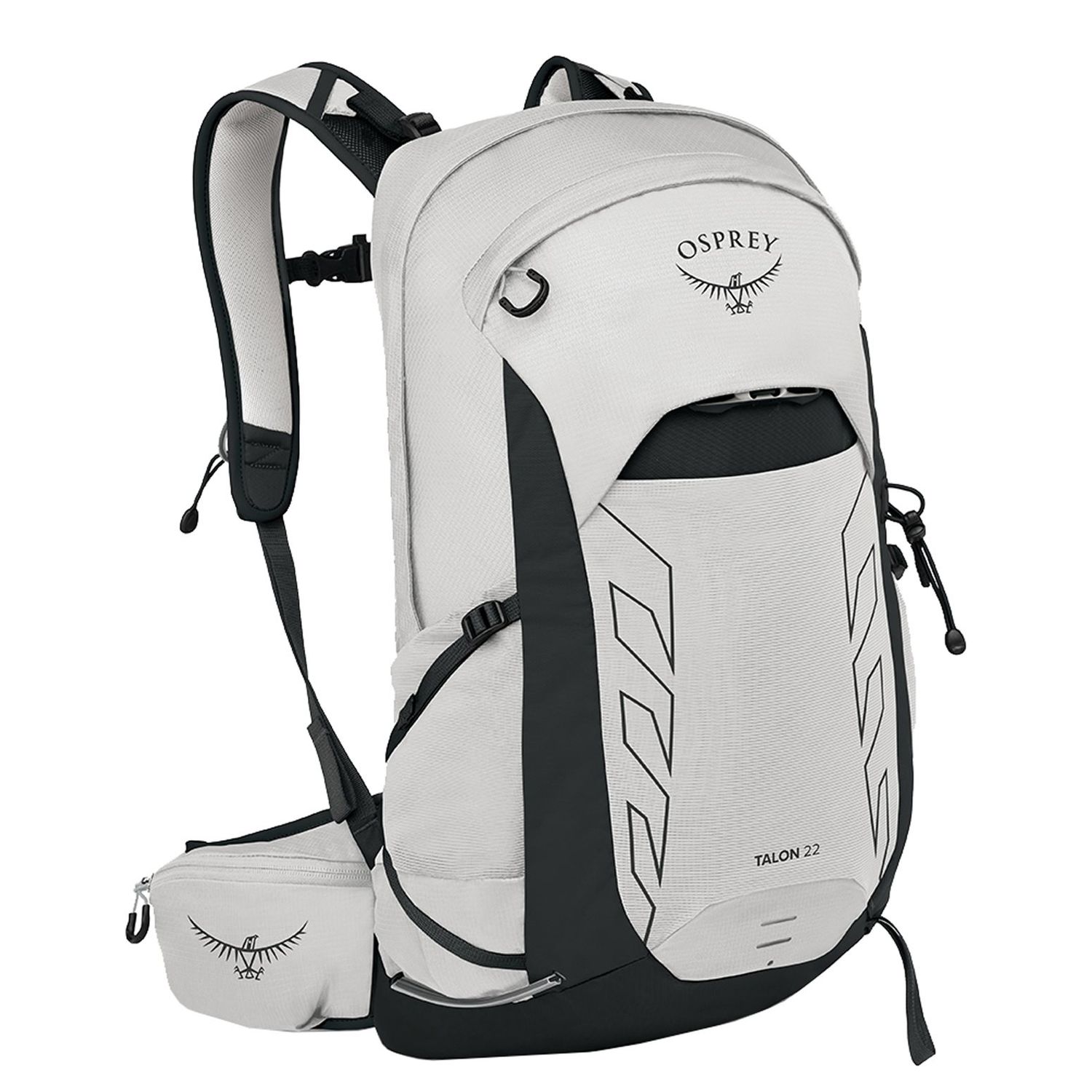 Osprey Talon rugzak zwart en wit