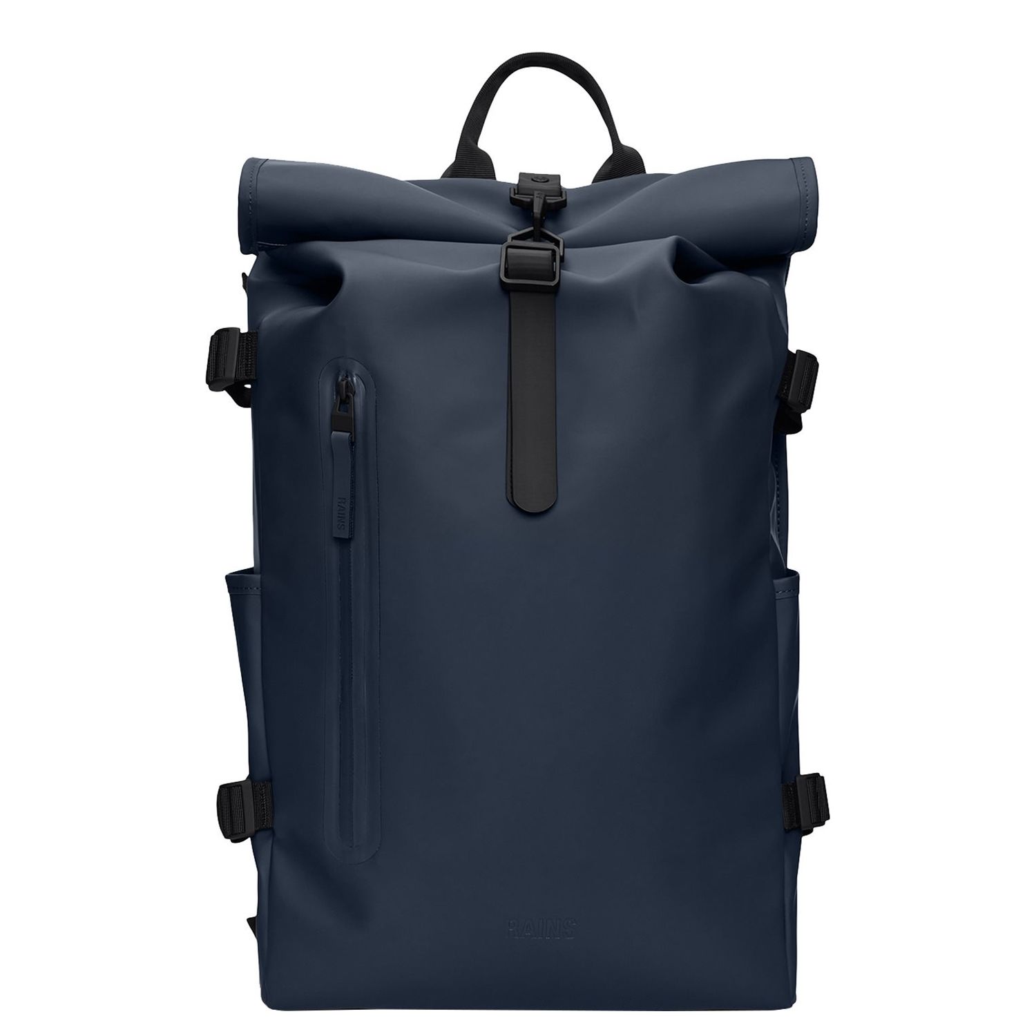 Rains Rolltop Rucksack rugzak blauw
