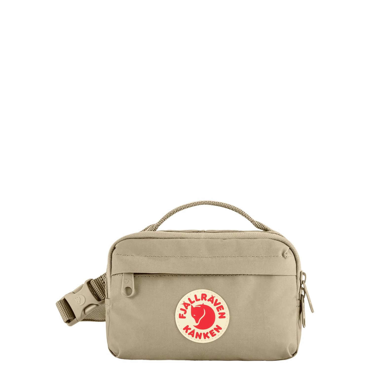 Fjällräven Kanken heuptas grijs en taupe