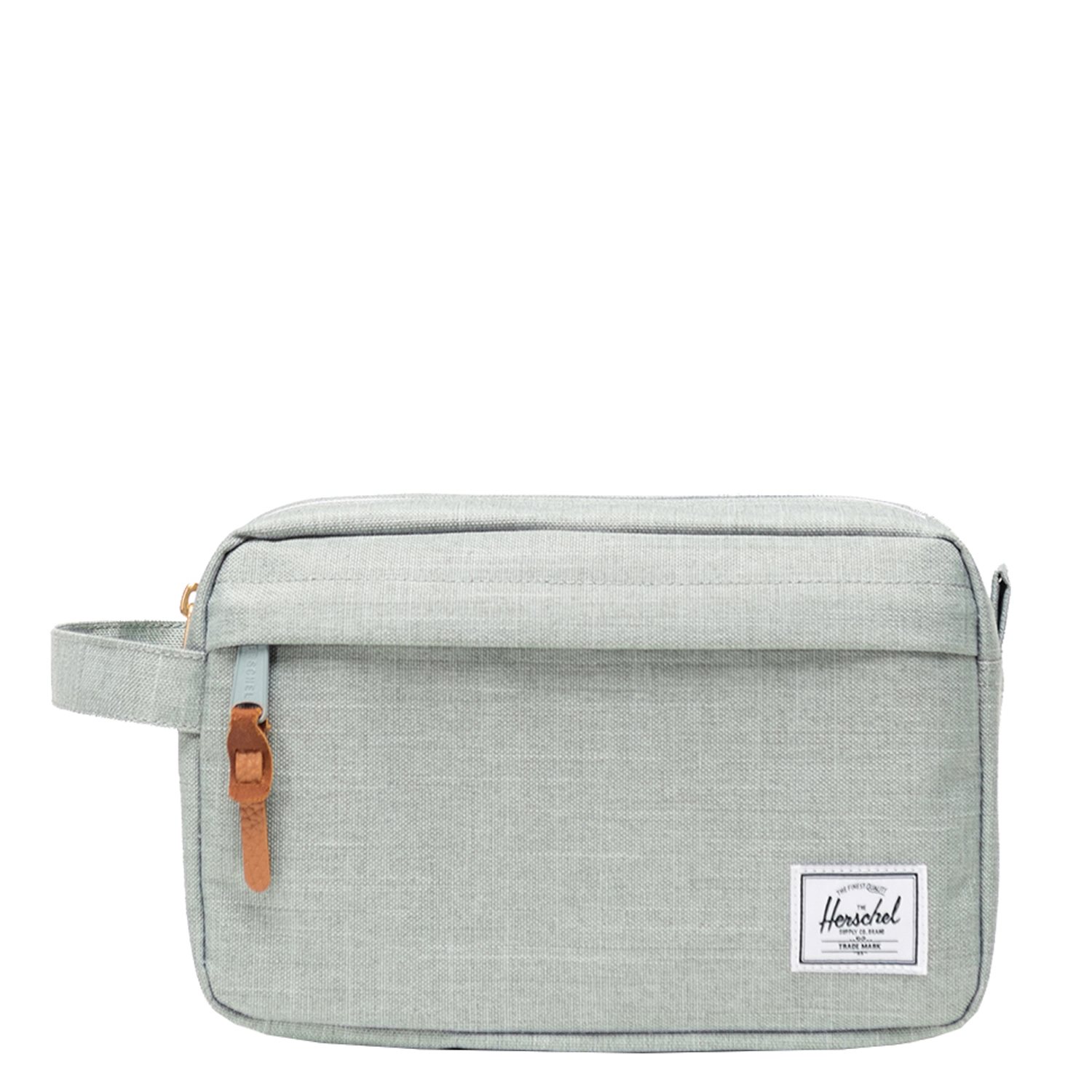 Herschel Supply Co. Chapter Travel Kit iceberg green crosshatch toilettas