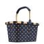 Reisenthel Shopping Carrybag frame metallic dots blue