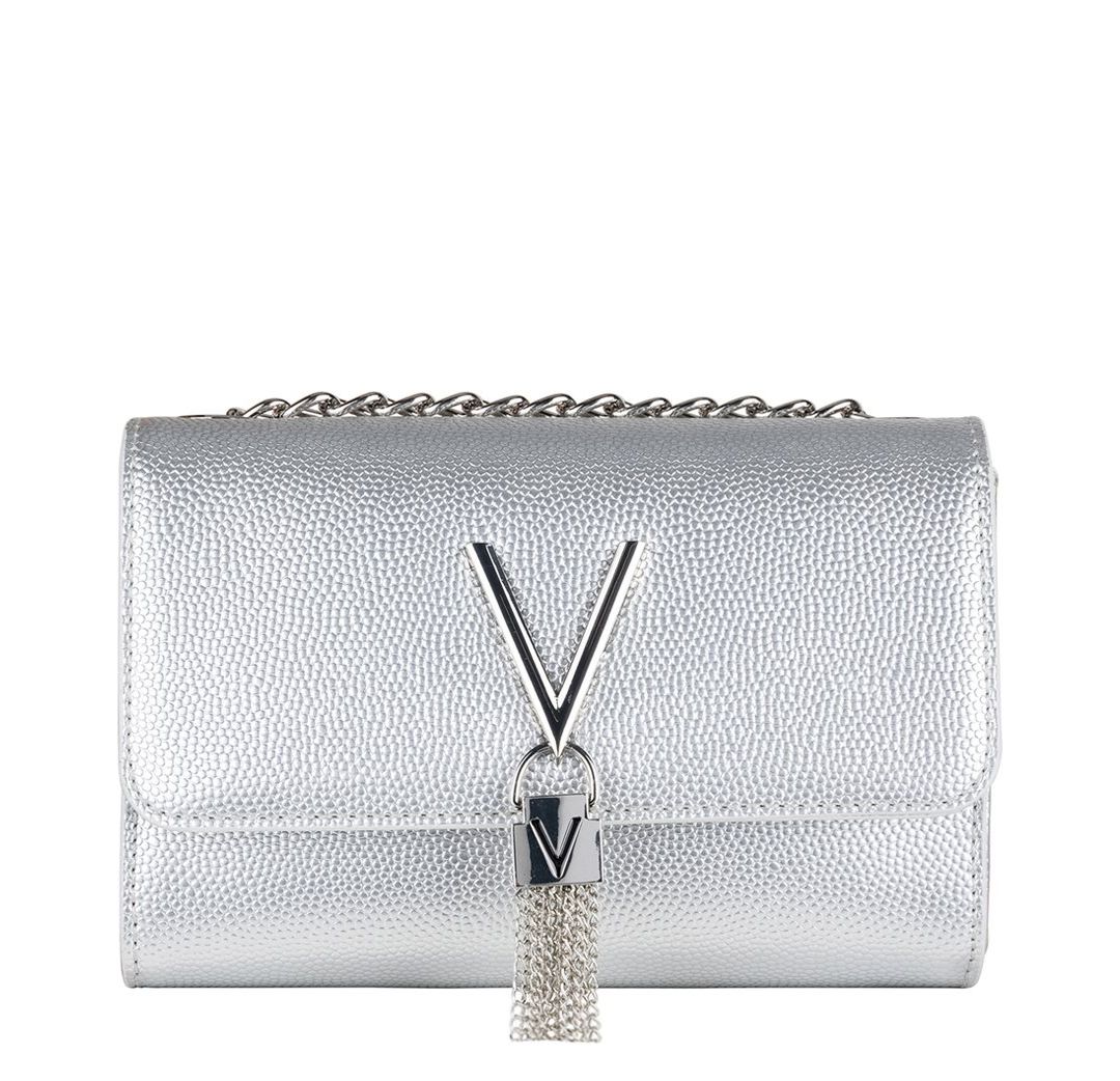 Valentino crossbodytas zilver