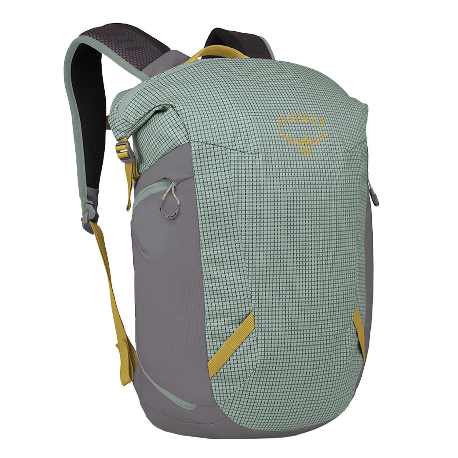 Osprey Transporter Zinch frosty mint-soundwave grey rugzak