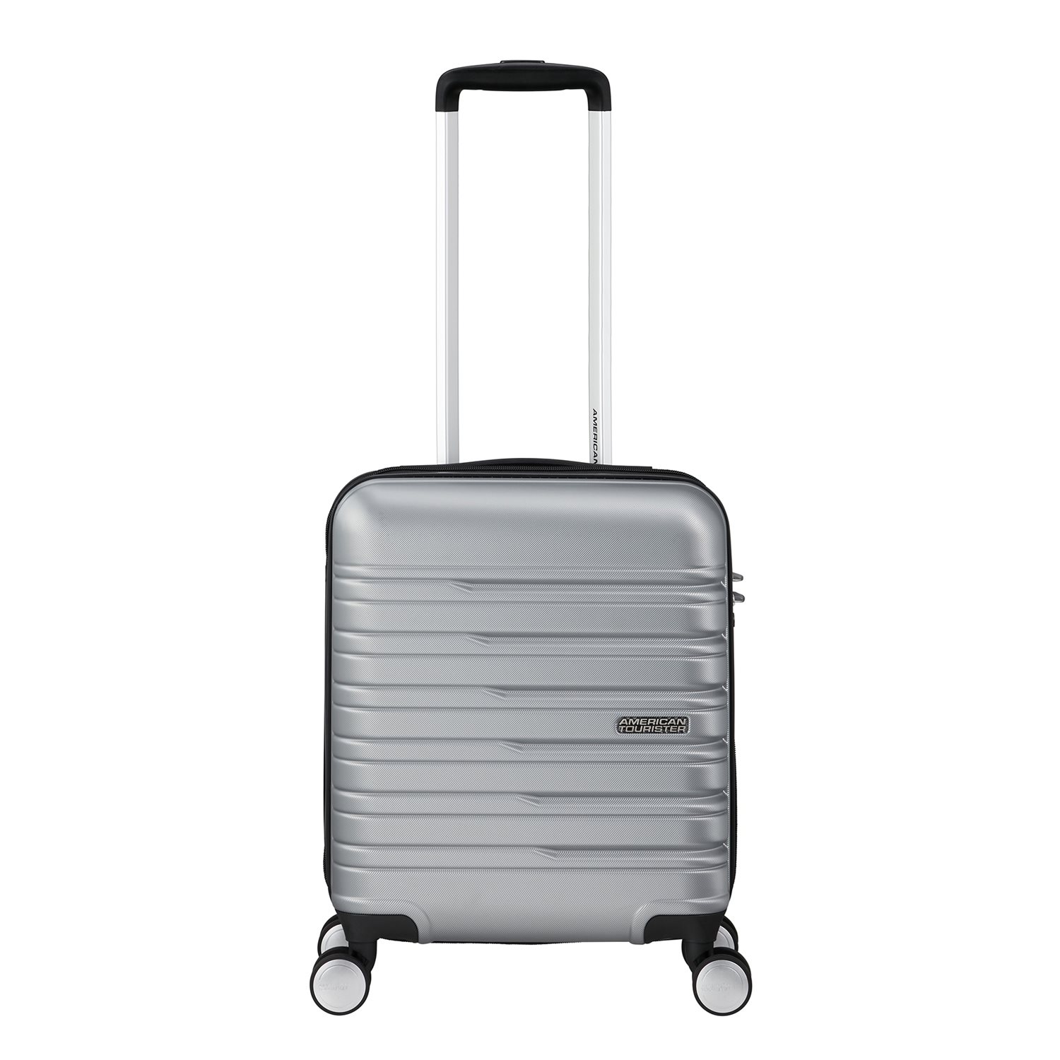 American Tourister Flashline Spinner Underseater sky silver handbagage koffer