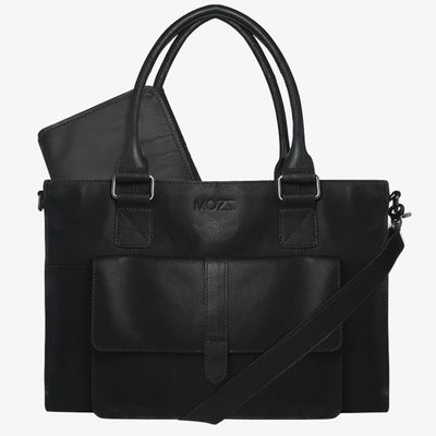 Mozz Vintage Pretty Pocket Diaper Bag black