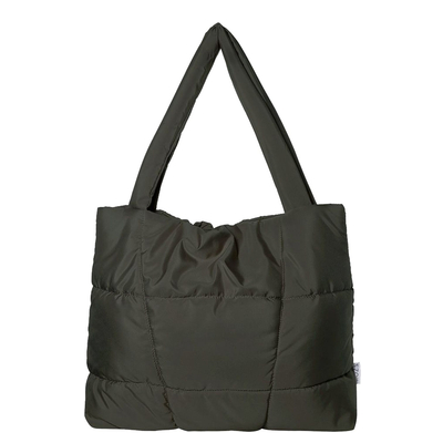 Mozz Mom Bag Puffy Shopper olive green