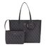 Guess Power Play Large Tech Tote coal logo