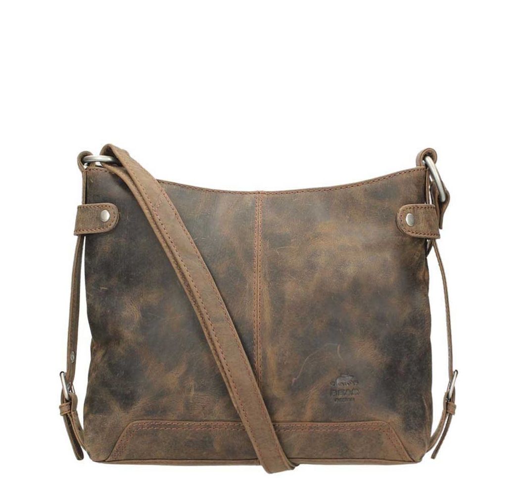 Bear Design Dark Nature Schoudertas brown damestas