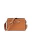 Guess Nastra Mini Crossbody Top Zip caramel