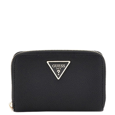 Guess Laurel Slg Medium Zip Around black