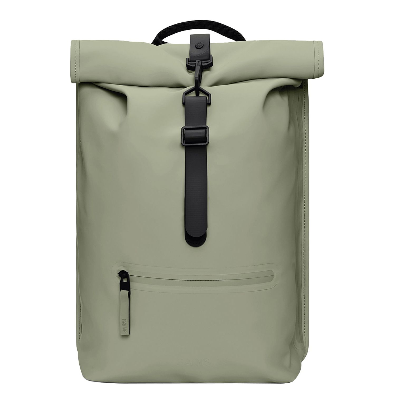 Rains Rolltop Rucksack rugzak groen