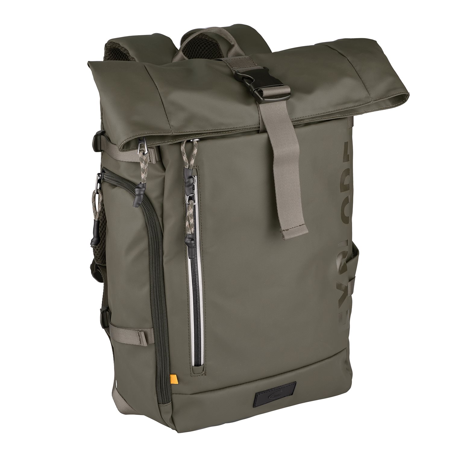 Camel Active Explore Rolltop laptop laptop rugzak L khaki