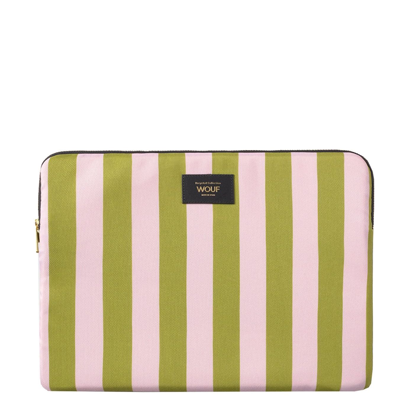 Wouf laptoptas multicolor en roze