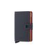 Secrid Miniwallet Portemonnaie Matte night blue orange