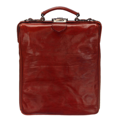 Mutsaers On The Bag Leather Backpack kastanienbraun