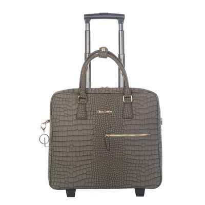 Olivia Lauren Maxine Business Trolley mat croco grey