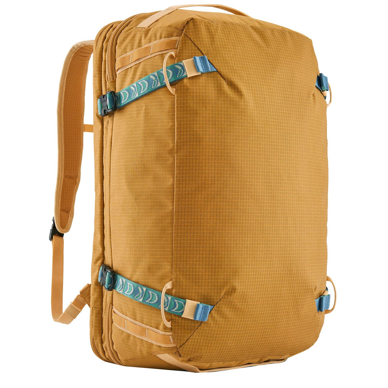 Patagonia Black Hole MLC pufferfish gold weekendtas handbagage