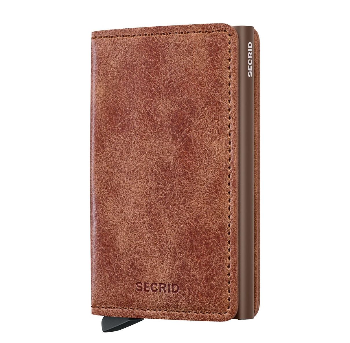 Secrid Slim Wallet Pasjeshouders bruin en multicolor