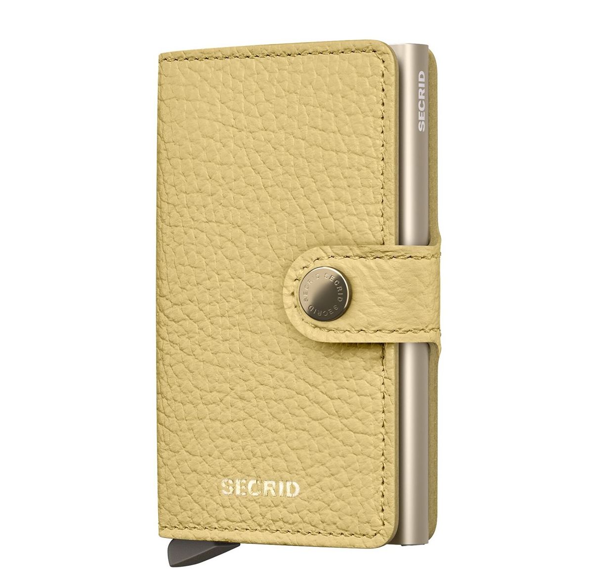 Secrid Miniwallet Pebble butter yellow pasjeshouder dames