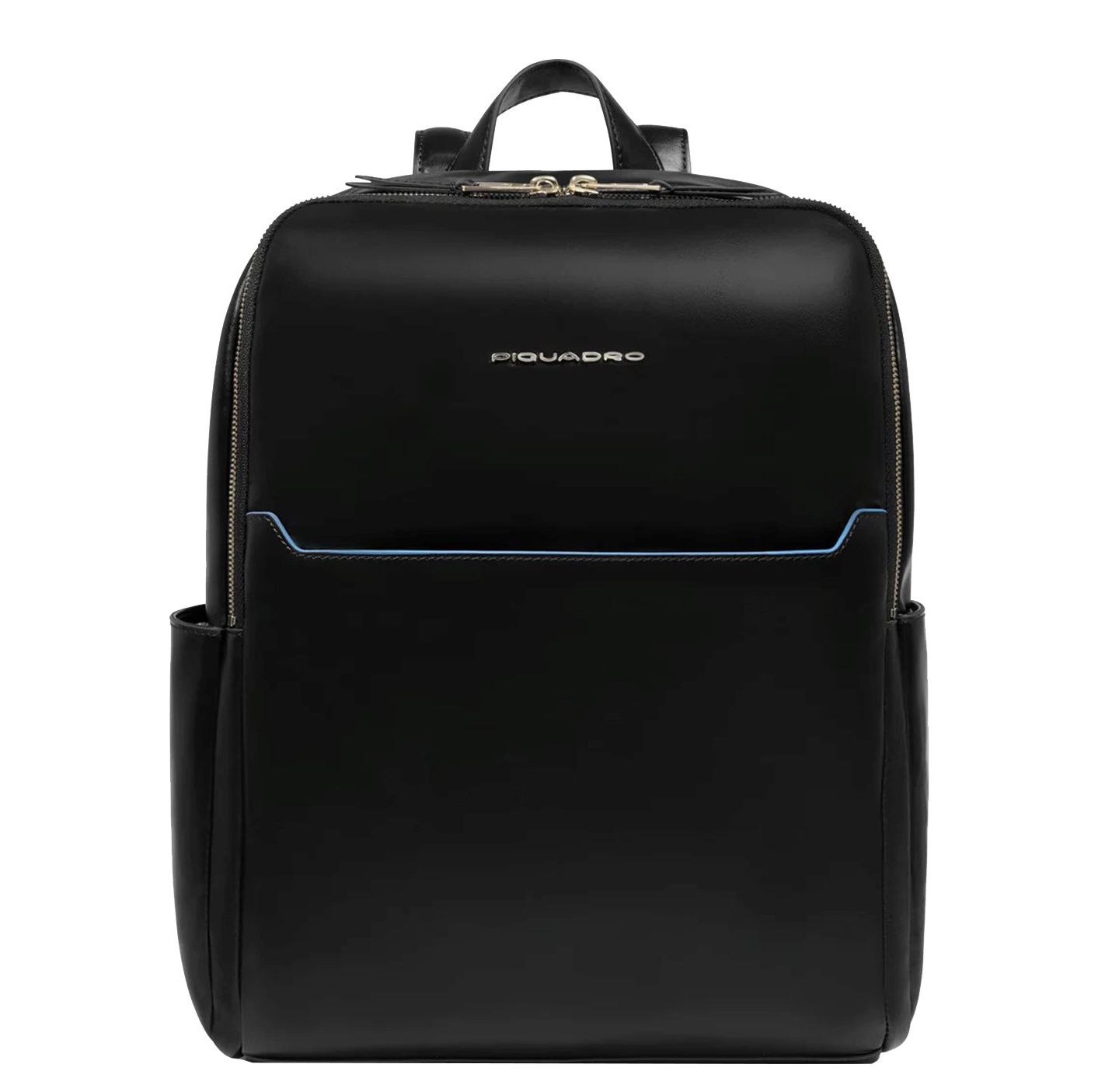 Piquadro Blue Square rugzak zwart en blauw