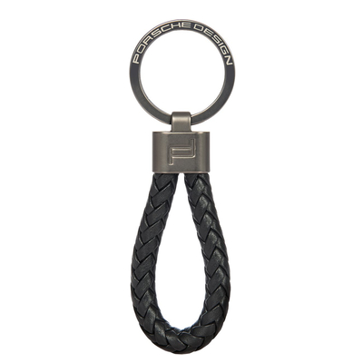 Porsche Design Key Holder Keyring Leather Cord black