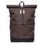 Sandqvist Icon Rolltop Backpack L brown with natural leather