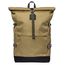 Sandqvist Icon Rolltop Backpack L olive drab with black leather