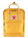 Fjallraven Kanken ochre-chess pattern
