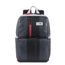 Piquadro Urban Leather Backpack black/grey