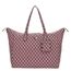 Guess G Wave Carryon Large Tote claret logo