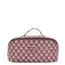 Guess G Wave Lrg Cosmetic Travel Bag claret logo